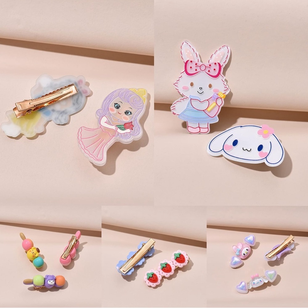 Kids *NIB* Hair Clip Barrettes, 1 Pack, 12 PCS total - Picture 4 of 6